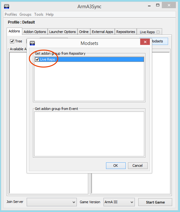 arma 3 sync repository http